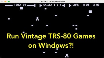 Play TRS-80 Games on Your Modern PC? Here’s How In 6 Minutes! #trs80 #retrocomputer #vintagegames
