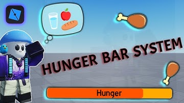 How to make Hunger Bar system || ROBLOX STUDIO