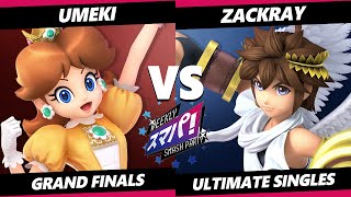 Sumapa 79 GRAND FINALS - Zackray (Pit) Vs. Umeki (Daisy) SSBU Ultimate Tournament