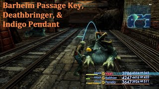 Final Fantasy XII The Zodiac Age OP Before Osmone P3 (Barheim Key, Deathbringer, & Indigo Pendant)