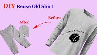 ♻️ Don’t Throw It Away! Transform Old Tees into Cozy Baby Wear 👶 | Reuse Ideas #reuseidea