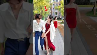 ¡Su novio miró hacia abajo y ella cambió de lugar! 😱😂