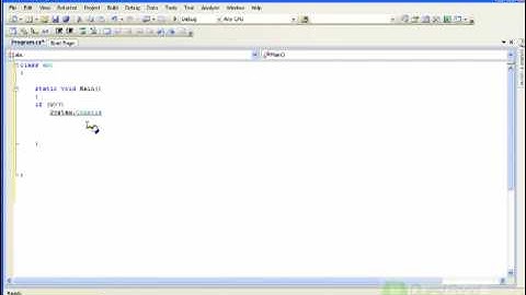 IF statement program using VS 2008.