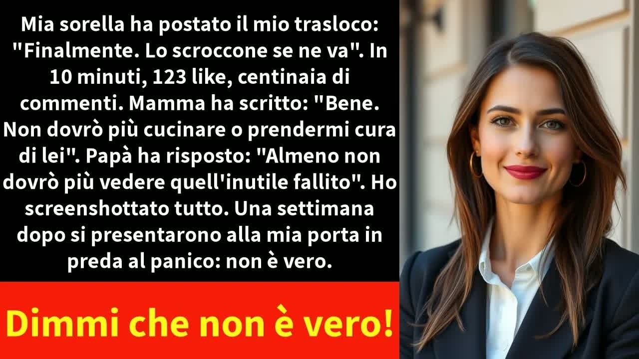 Quando ho portato l'ultimo scatolone in macchina, mia sorella aveva già pubblicato una mia foto su Facebook con i vecchi jeans, sudata e con una lampada in mano. La didascalia diceva: "Finalmente...