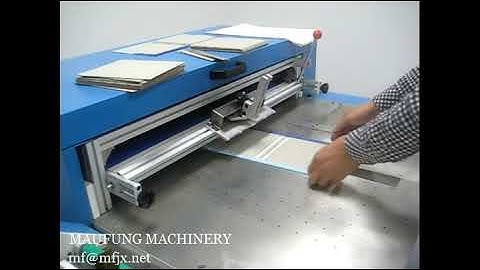 MF-SCM500 Semi Auto Case Maker (Manual Positioning)