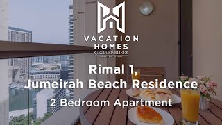 Luxurious 2BR Apartment with Stunning Sea Views | Rimal 1 Towers, Jumeirah Beach Residence