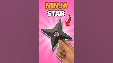 How to Make Paper Shuriken | Naruto Weapons with Paper | Ninja Star🤩#shorts