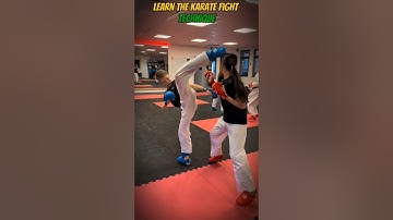 Learn karate fight #technique #kumite #fight #karate #martialarts #taekwondo #kungfu #tutorial