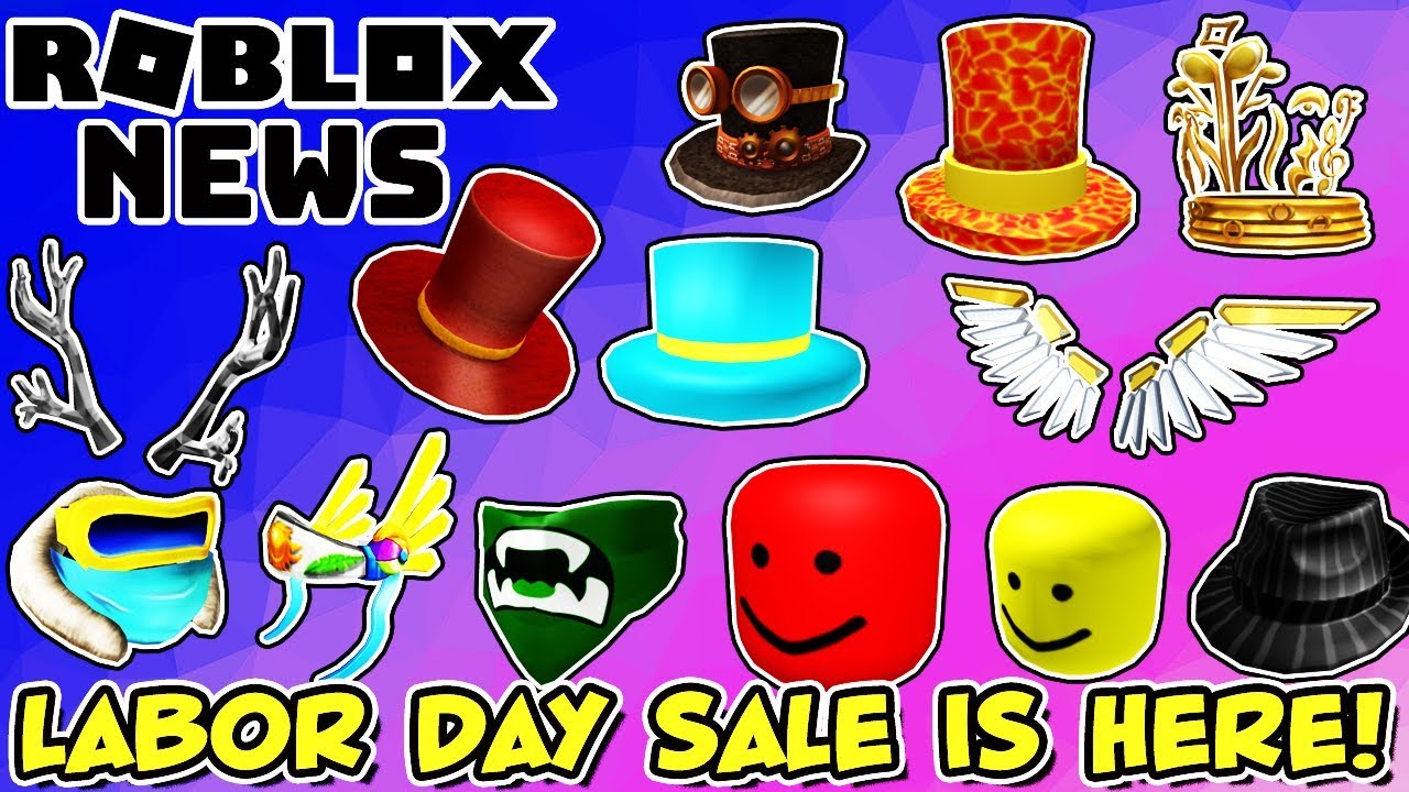 Roblox News Labor Day Sale For 2019 Has Begun More New Leaked