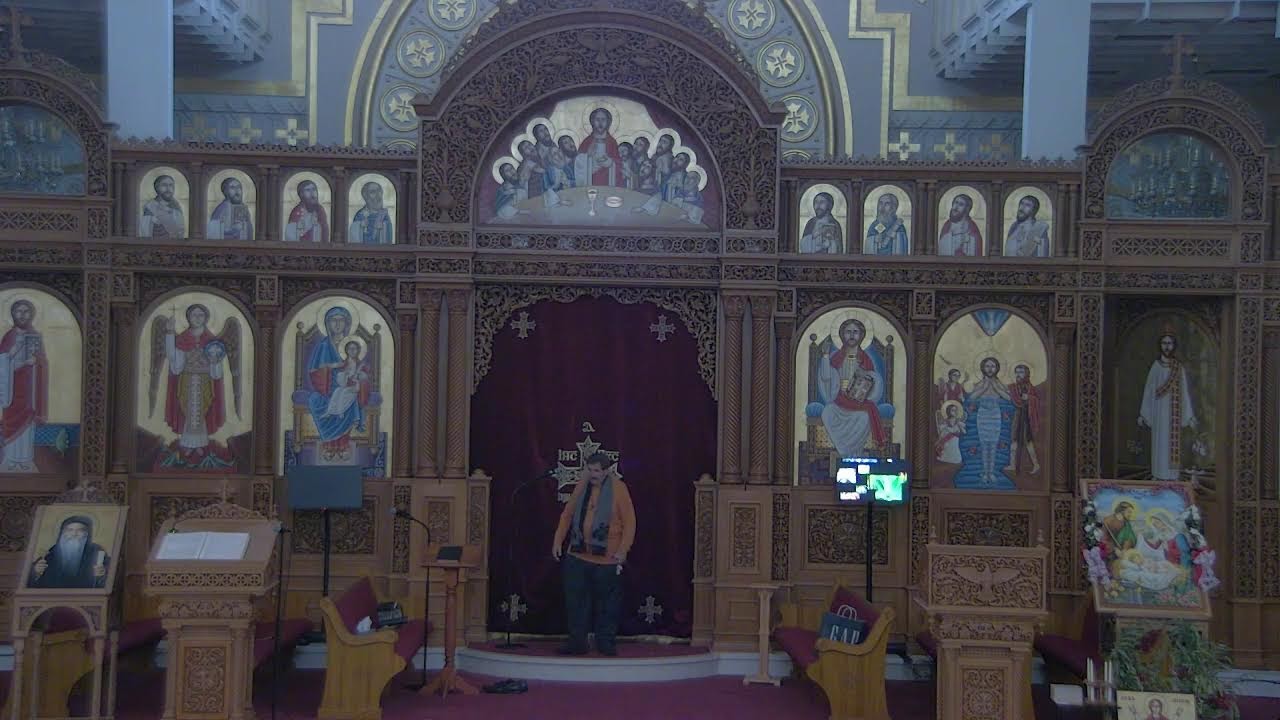 Holy Liturgy - Fr. Mina Ayad & Moallem Ibrahim Ayad - Jan 17, 2024