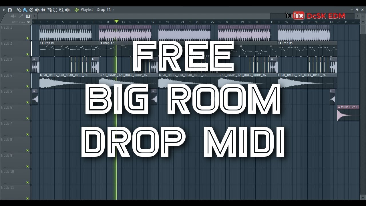 Free 5 Big Room Drop Midi