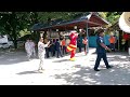 Jollibee dancing with police