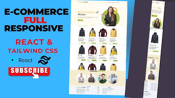 🔥Complete Ecommerce Website using React JS and Tailwind CSS| full Responsive | Step by Step in 2025