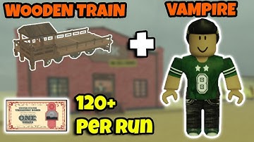 [UPDATED] 120+ BONDS PER RUN! WOODEN TRAIN + VAMPIRE CLASS | DEAD RAILS Best Bonds Farm method