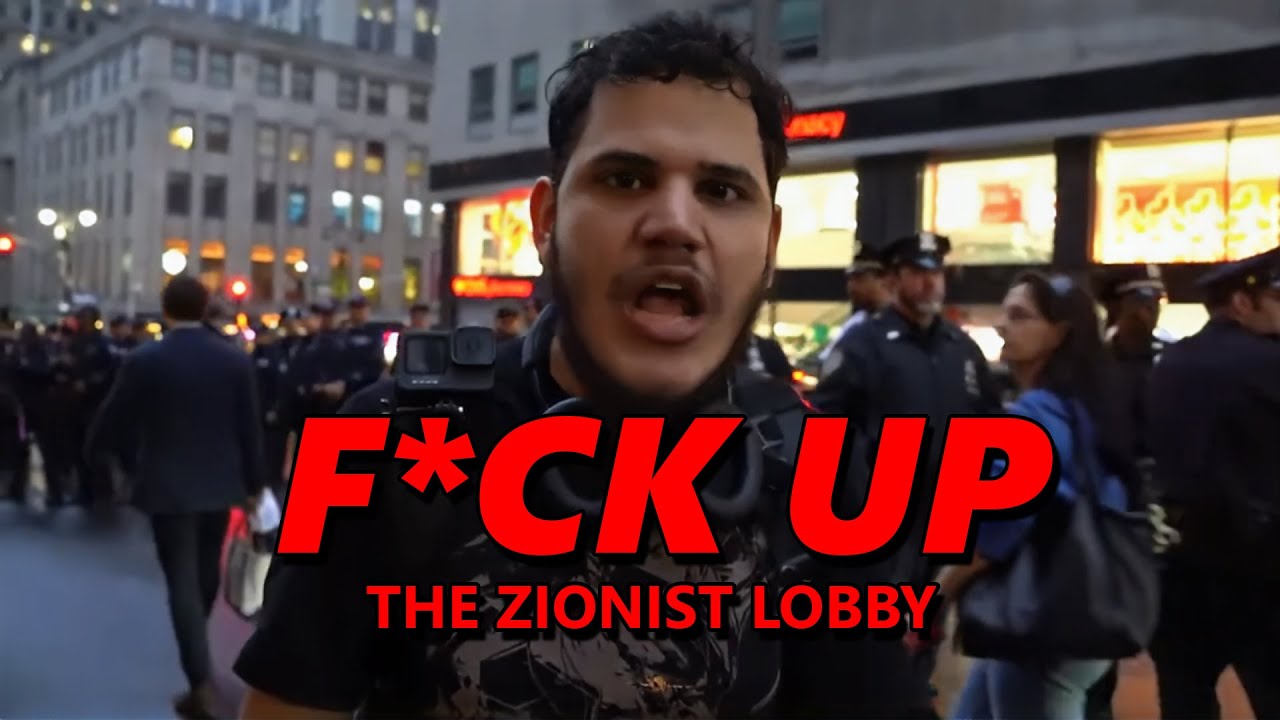"F*ck Up the Zionist Lobby!" Protester Demands End to U.S.' Unconditional Israel Support