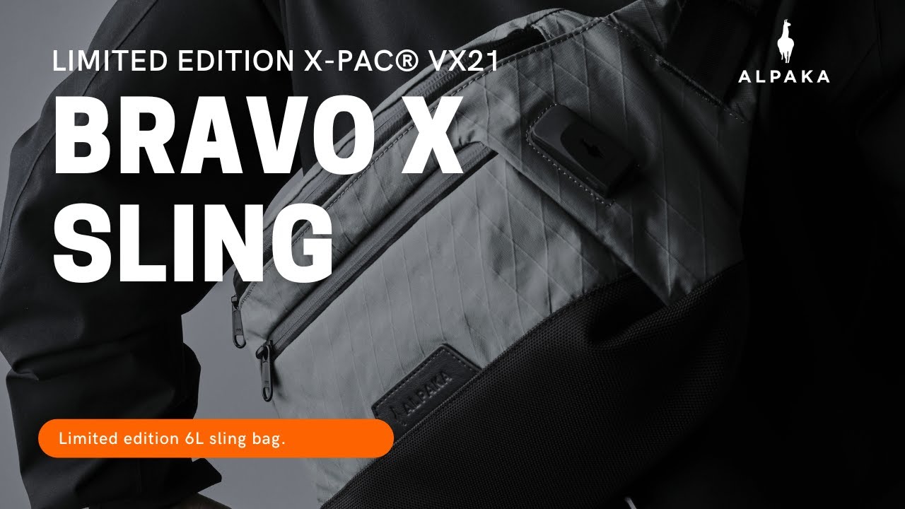 Bravo X Sling Slate Grey - Limited Edition - YouTube
