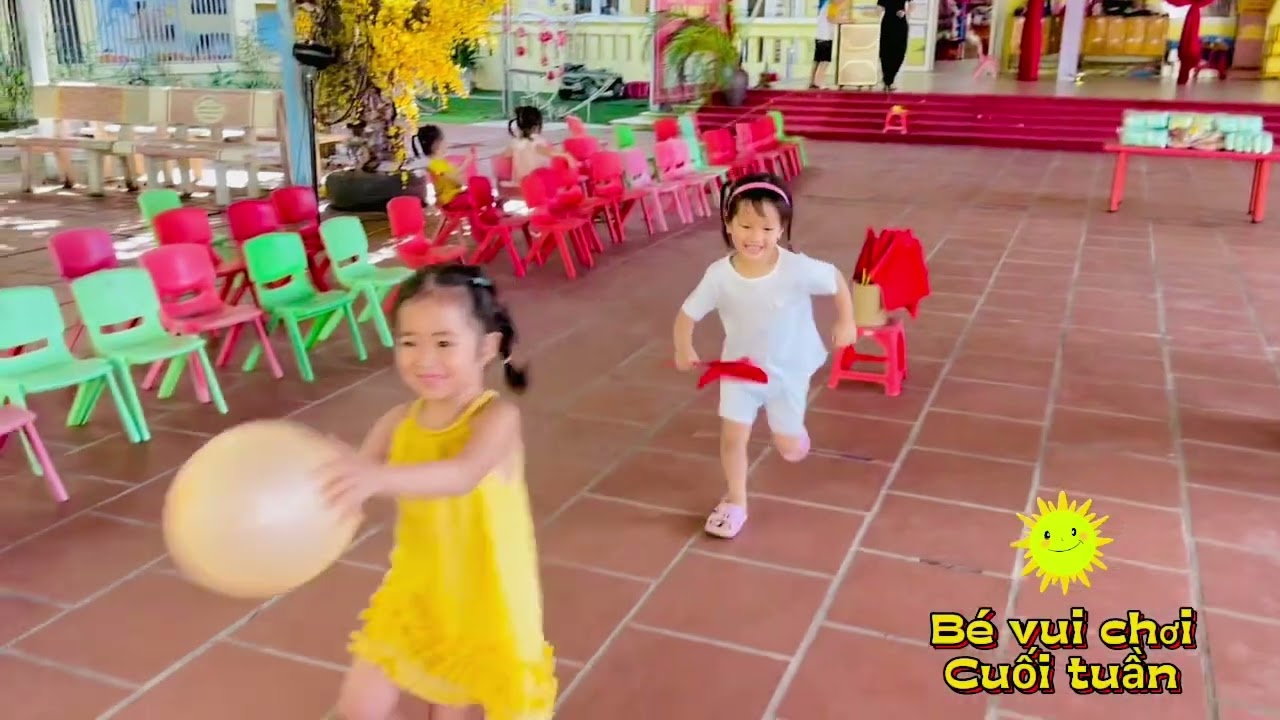 Cùng bé yêu vui chơi cuối tuần. Trường MN Hoàng Hoa Thám