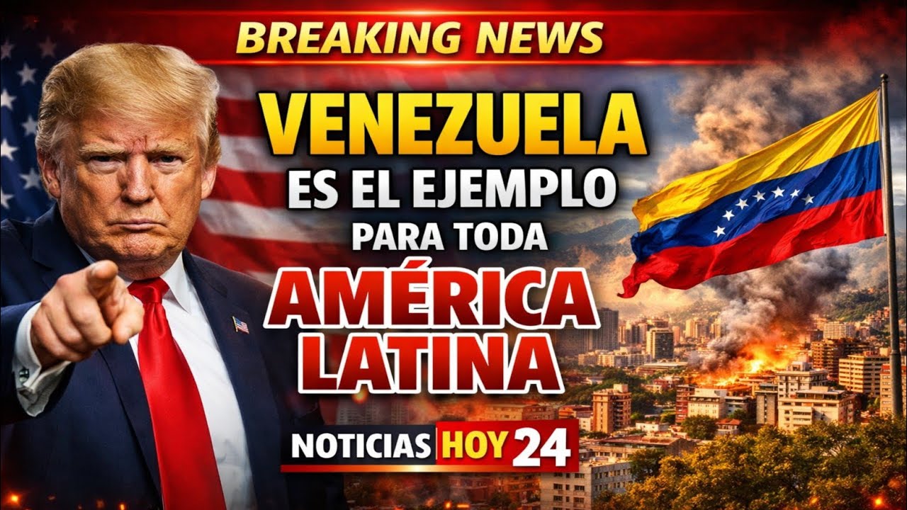Trump advierte que Venezuela es el ejemplo para toda América Latina