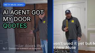 I Used Meta's Muse AI Agent to Get My Door Replacement Quotes