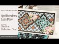 Spellbinders NEW Slimline Collection Release | Moroccan Kaleidscope Slimline | Lots of Die Cutting!