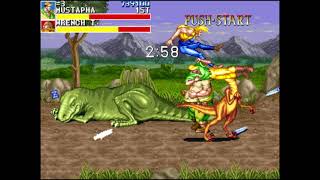 Cadillacs and Dinosaurs (Mustapha Cairo) 20 Gun Arcade Game Longplay screenshot 3