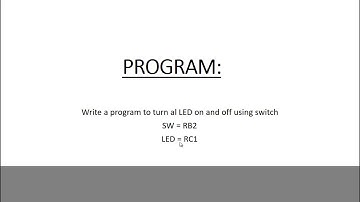 Tutorial # 10:  Turning LED on/off using PIC18F452 | Assembly language | Designing Circuit Proteus |