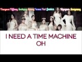 Girls Generation Time Machine Color Coded Lyrics Rom Eng Kan 1080p 