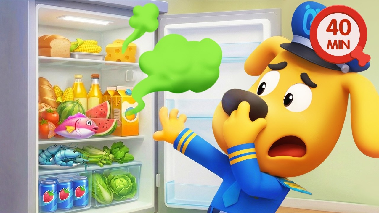 The Smelly Mystery | Learn Food Safety Rules | Police Cartoon | Sheriff Labrador