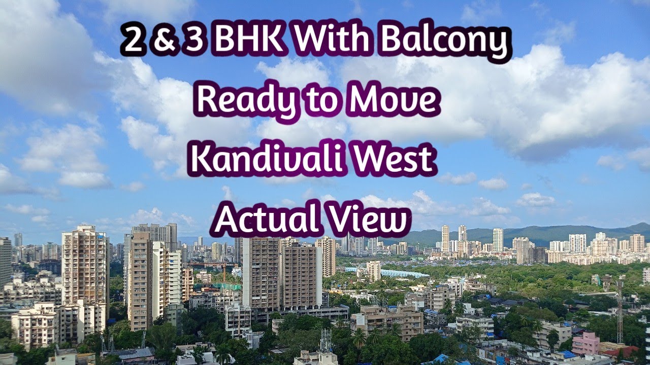 Kandivali West in 3 bhk with Balcony ready to Move On SV Road Near