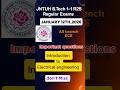 👉JNTUH R25 – Introduction to Electrical Engineering (ECE)Unit-Wise Important Questions | B.Tech👍🏼👍🏼