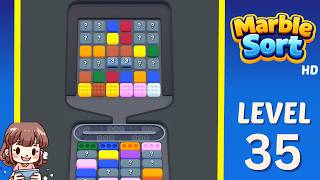 Marble Sort Level 35 Solution Walkthrough screenshot 2