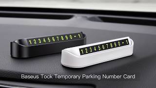 Temporary Car Parking Card