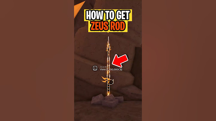How To Get Zeus Rod In Fisch