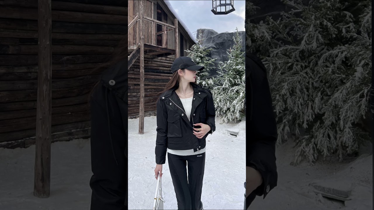 Re Nylon Blouson Jacket Black