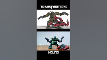 HOUND Transform - Short Flash Transformers Series (Stop Motion) #shorts
