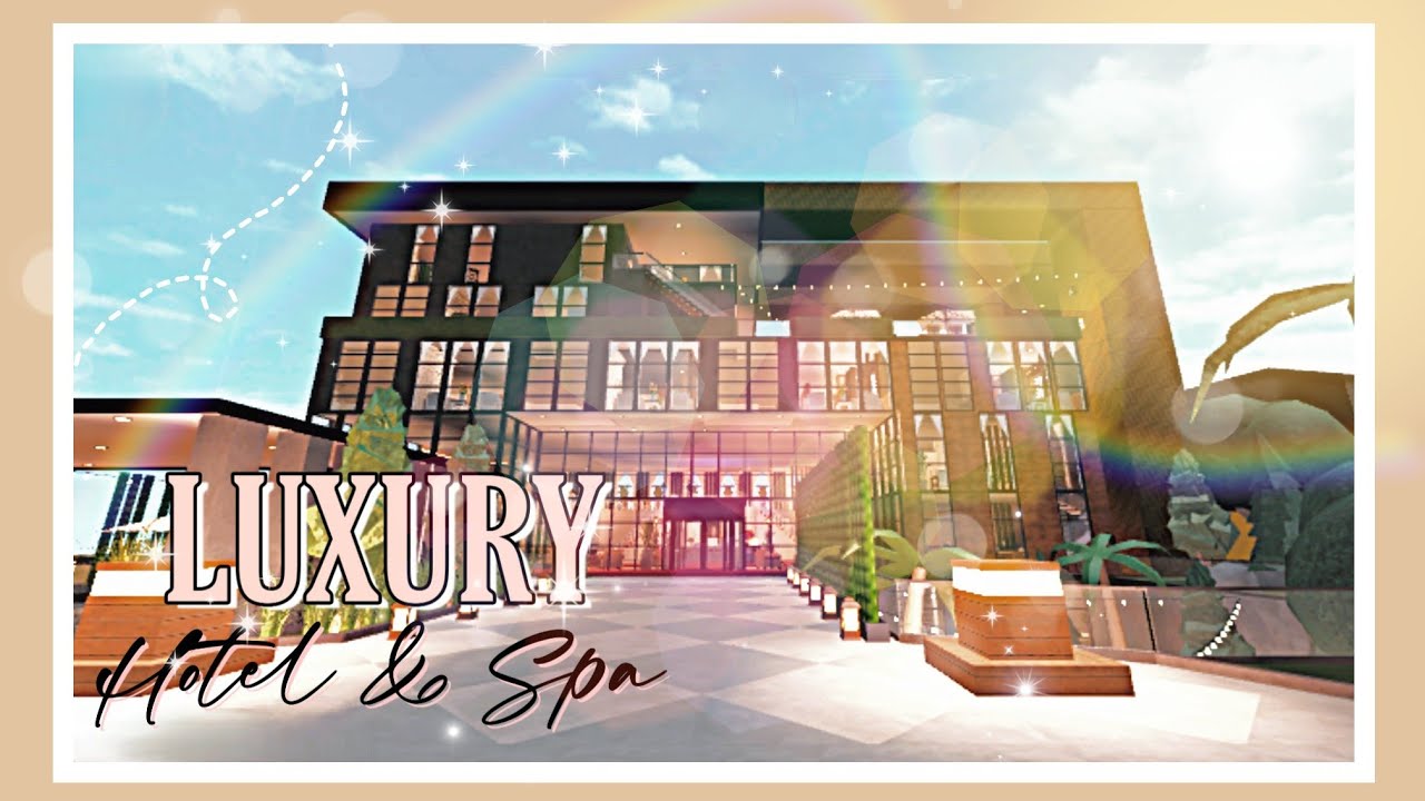LUXURY HOTEL •850K• (NO LARGE PLOT) TOUR + SPEED BUILD TO BLOXBURG YouTube
