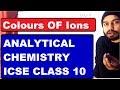 Class 10 ICSE : ANALYTICAL Chemistry : Colour of Ions & Precipitate