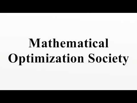Mathematical Optimization Society