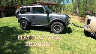 How To Flat Tow A New Ford Bronco With Roadmaster Nighthawk RV Towing by Projects With Paul 319 views 1 month ago 18 minutes