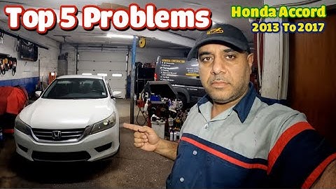 Top 5 problems with Honda Accord 2013 to 2017