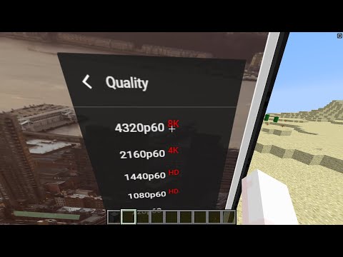 what if I turned on 8K Video in Minecraft?