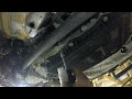Preparation for engine and gearbox removal