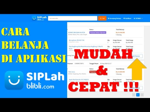 CARA BELANJA BARANG DI APLIKASI SIPlah blibli.com