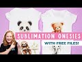 Sublimation Onesies: Tips and Tricks for the Best Results + Free Files!