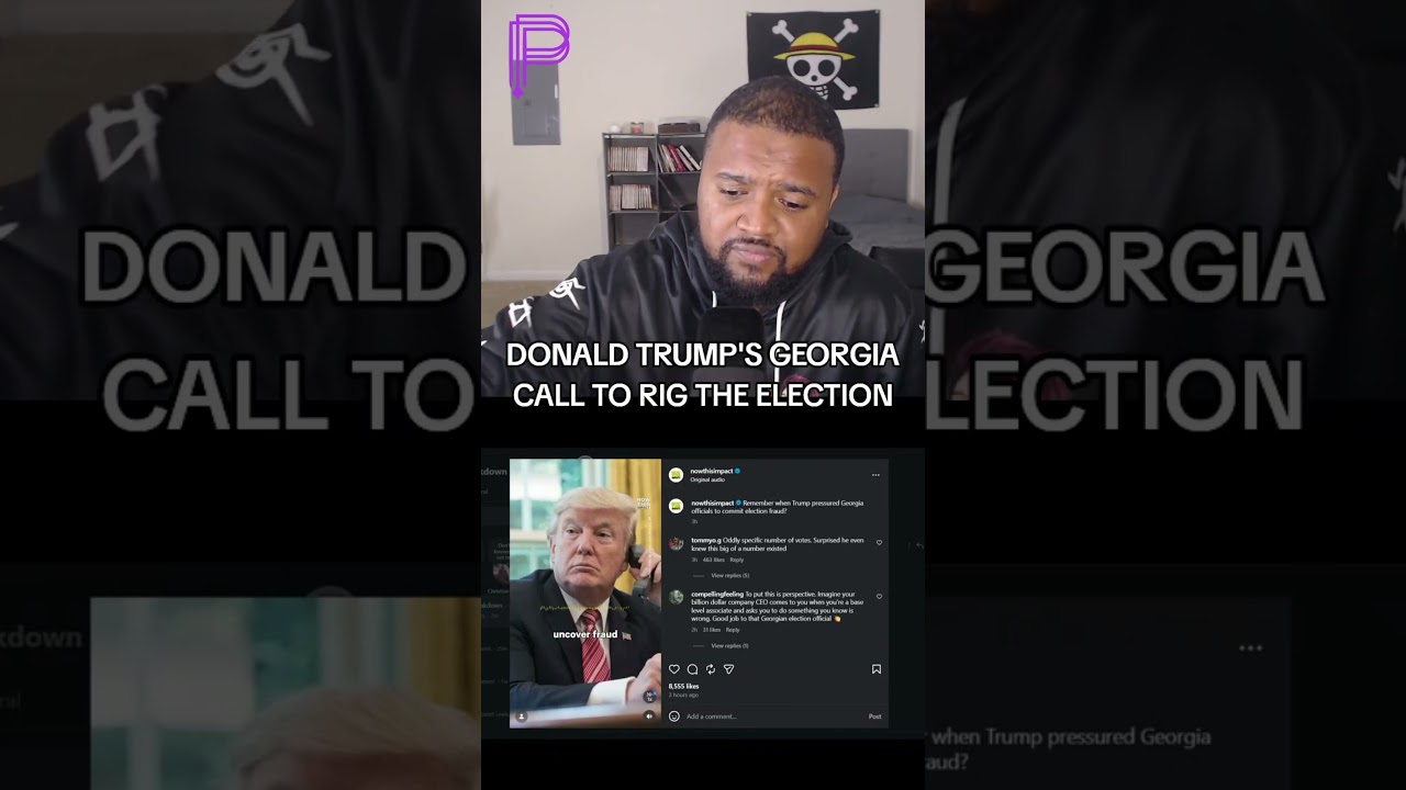 DONALD TRUMP'S GEORGIA CALL TO RIG THE ELECTION #democrats #donaldtrump #americanpolitics