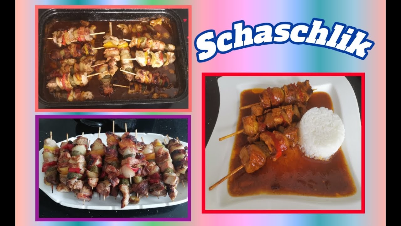 Schaschlik Classic |Schaschlik Rezept |Schaschlik mit selbstgemachter ...