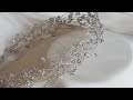 Kristal Boncuklarla Gelin Tacı Yapımı -DIY Beaded Hair Vine