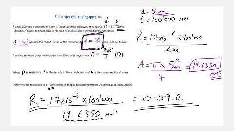 Resistivity calculations