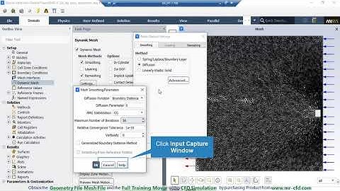 ANSYS FLUENT TRAINING: Sea Robot Motion Immersed in the Water, Dynamic Mesh Method