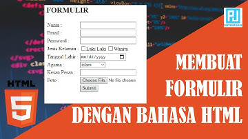 Membuat Formulir Web Dengan HTML